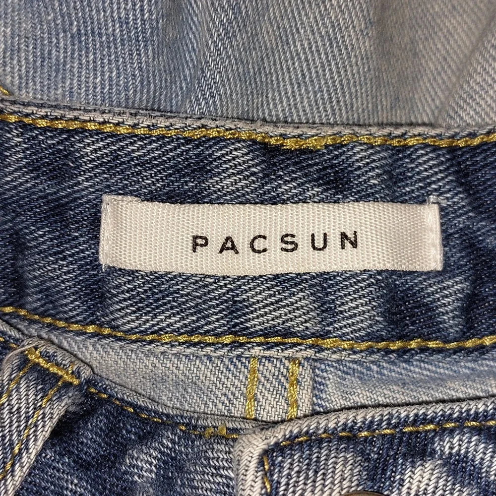 Pacsun Women's Eco Two-Tone '90s Baggy Boyfriend Jeans Sz 27 Light & Medium Wash - Picture 8 of 14